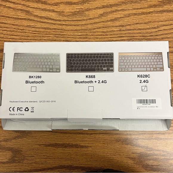 HXMJ-Large Print Bluetooth Mini Keyboard Compatible with Apple Products - Picture 12 of 12